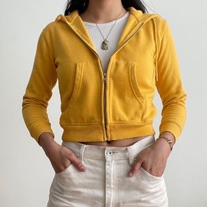 URBAN OUTFITTERS Cropped Zip Up Hoodie